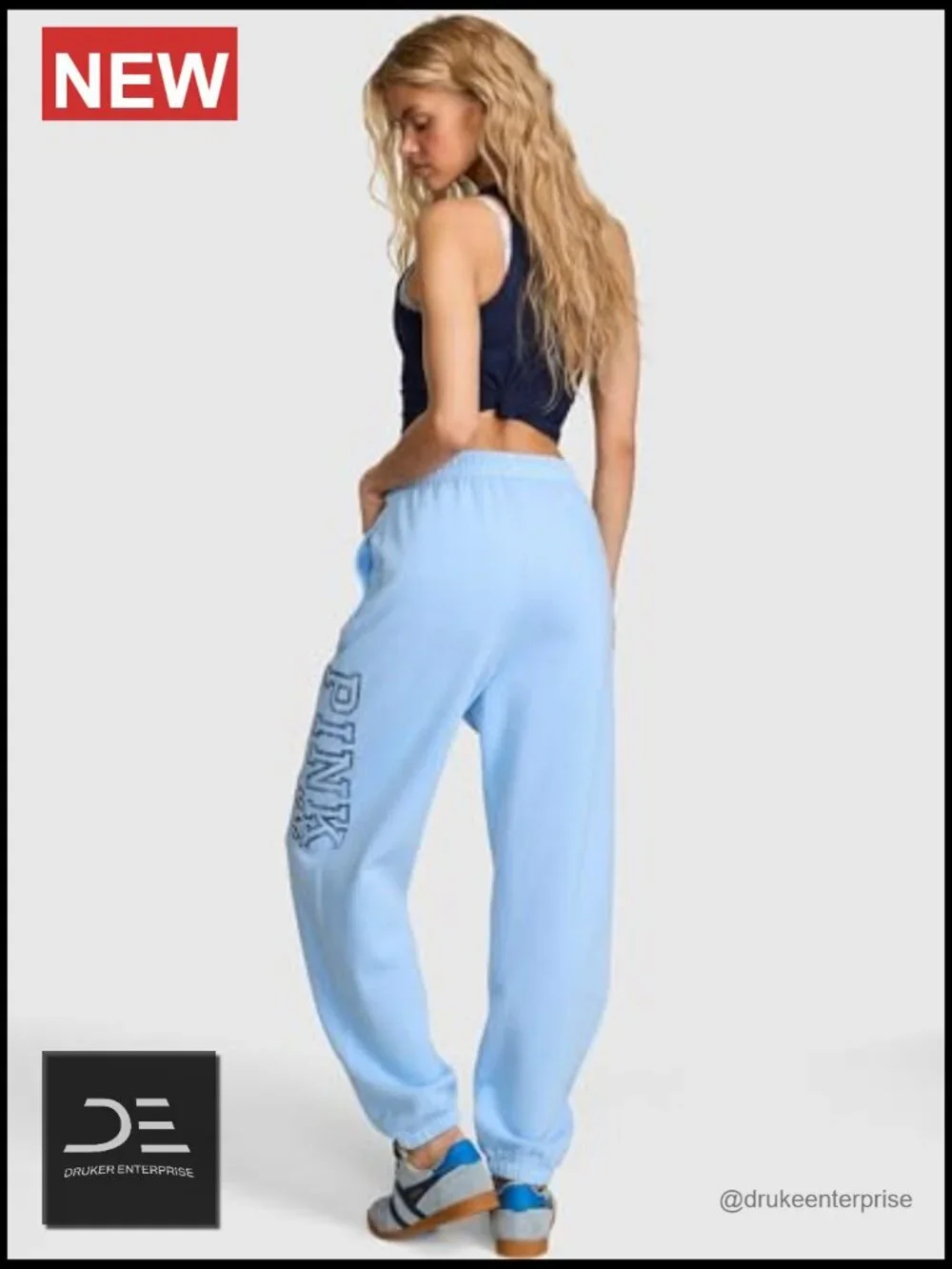 Relaxed Fit High Waist Sweatpants with Pockets